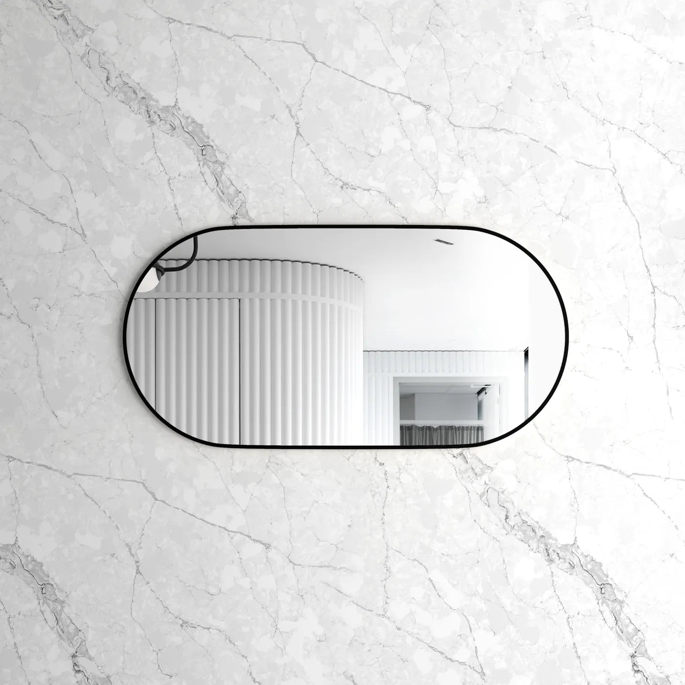 Noosa Framed Mirror | Black - Otti | Tile Supplier Sydney