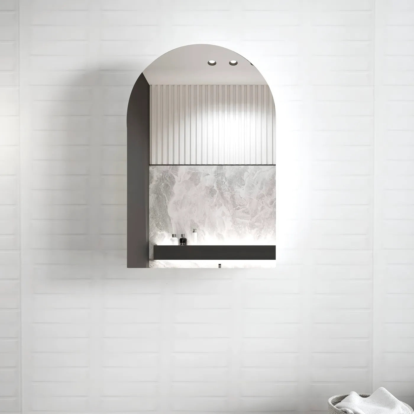 Archie Shaving Cabinet | Black Oak - Otti | Tile Supplier Sydney