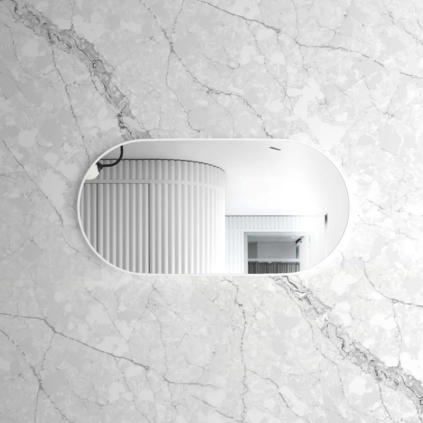 Noosa Framed Mirror | White - Otti | Tile Supplier Sydney