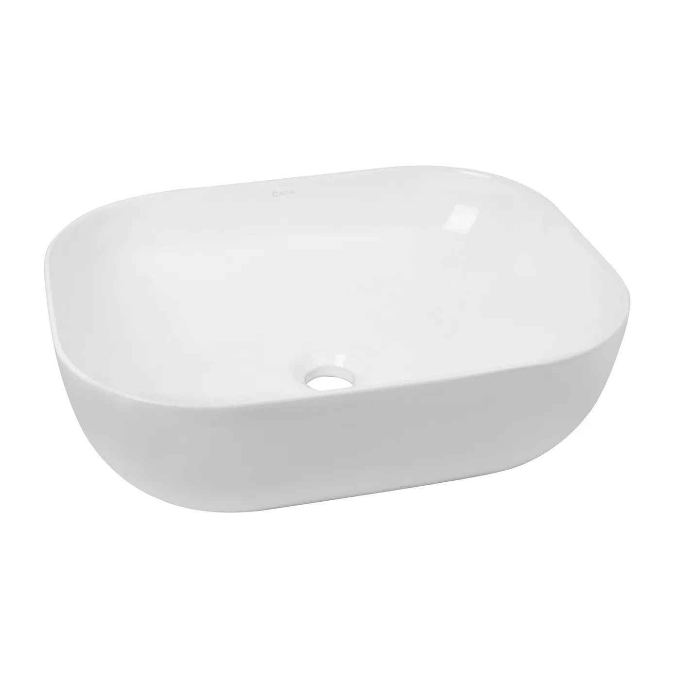 Artis Square Above Counter Oval Basin | Gloss White - Otti | Tile Supplier Sydney