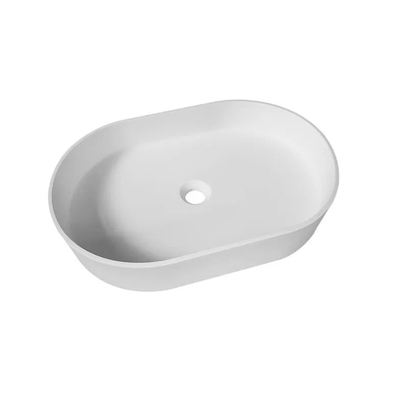 Noosa Solid Surface Above Counter Basin | Matte White - Otti | Tile Supplier Sydney