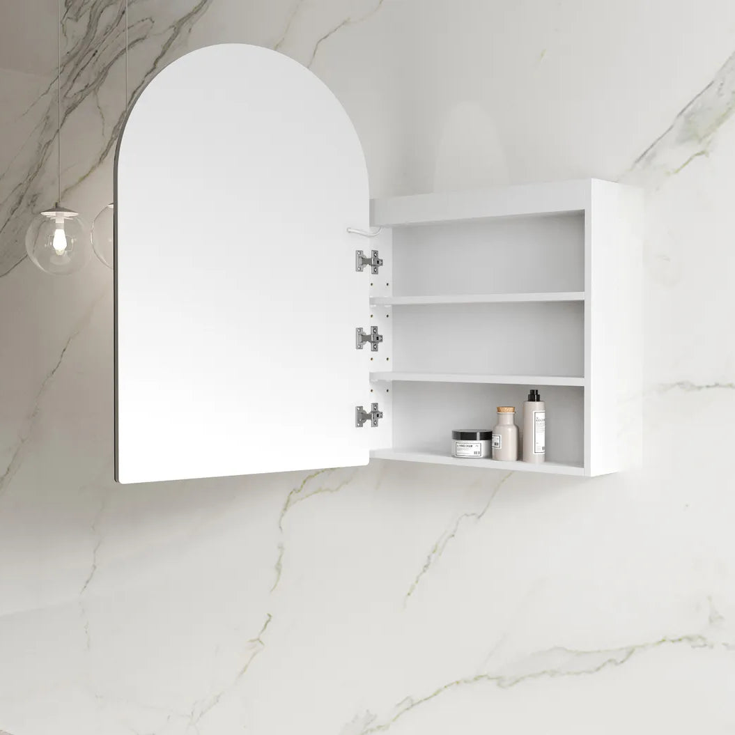 Archie LED Shaving Cabinet | White - Otti | Tile Supplier Sydney