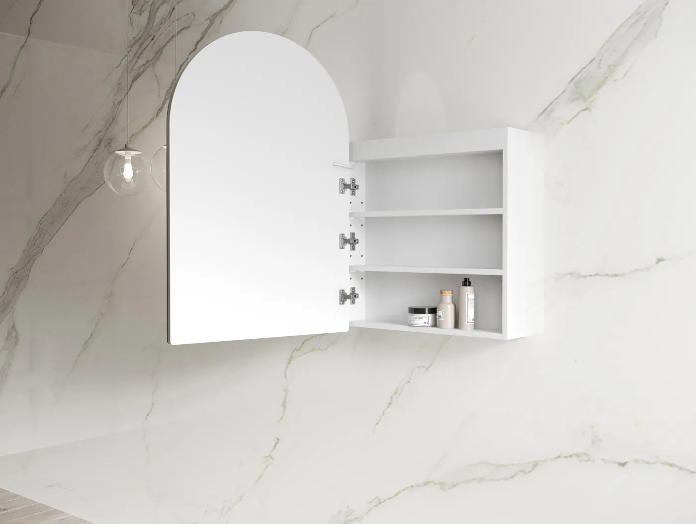 Archie LED Shaving Cabinet | White - Otti | Tile Supplier Sydney