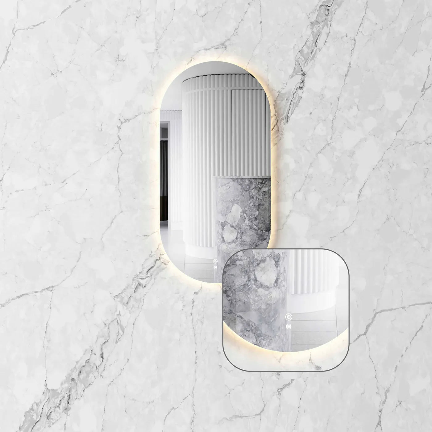 Noosa LED Mirror | Frameless - Otti | Tile Supplier Sydney