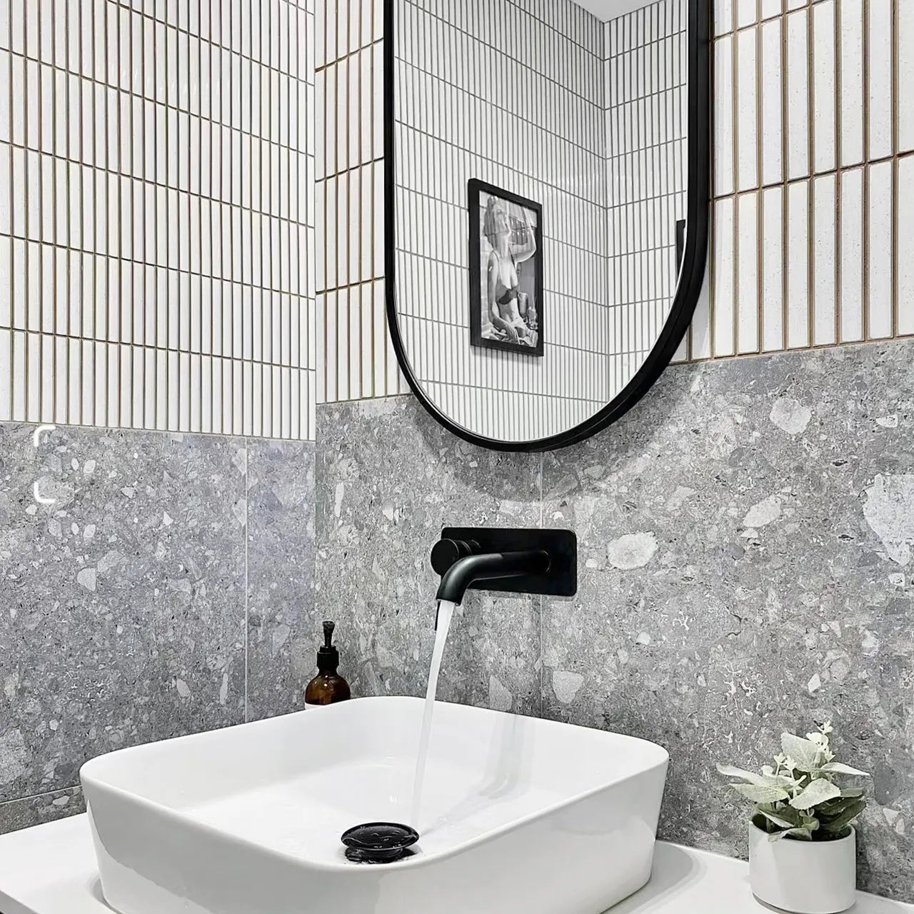 Noosa Framed Mirror | Black - Otti | Tile Supplier Sydney