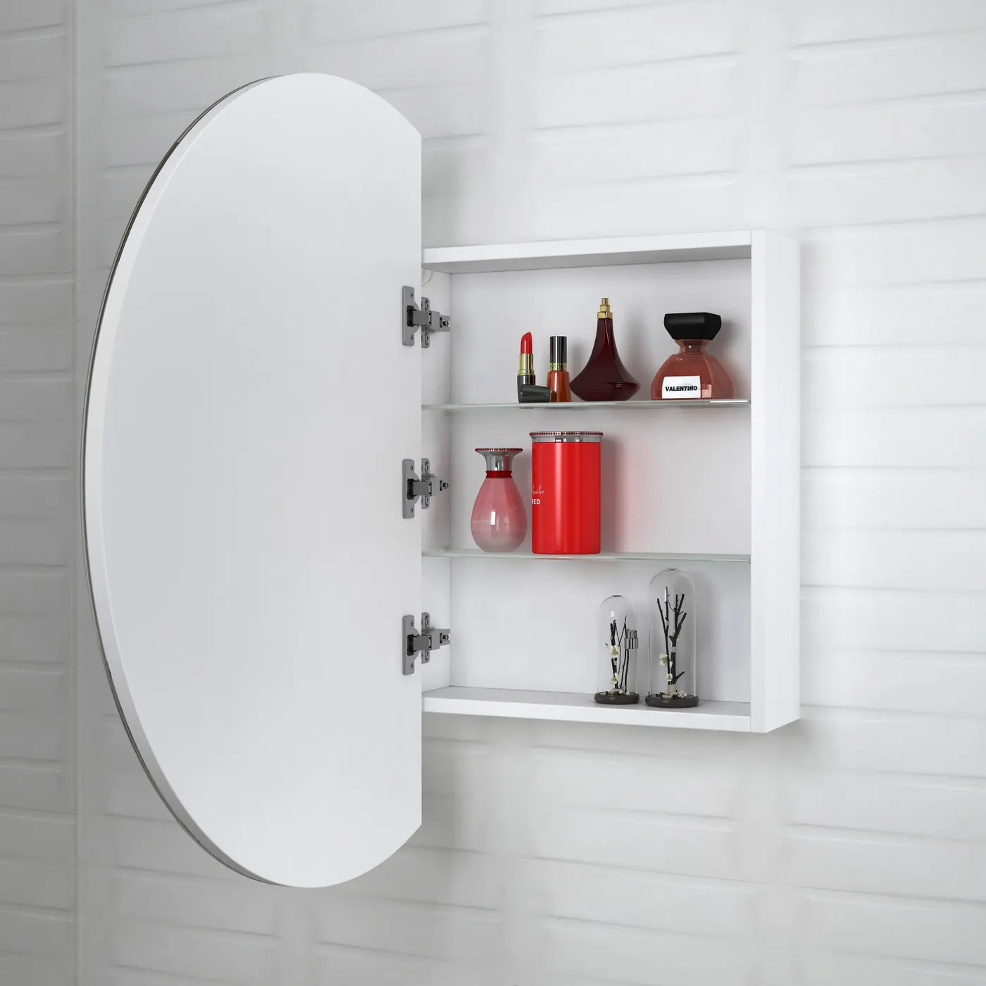London LED Shaving Cabinet | White - Otti | Tile Supplier Sydney