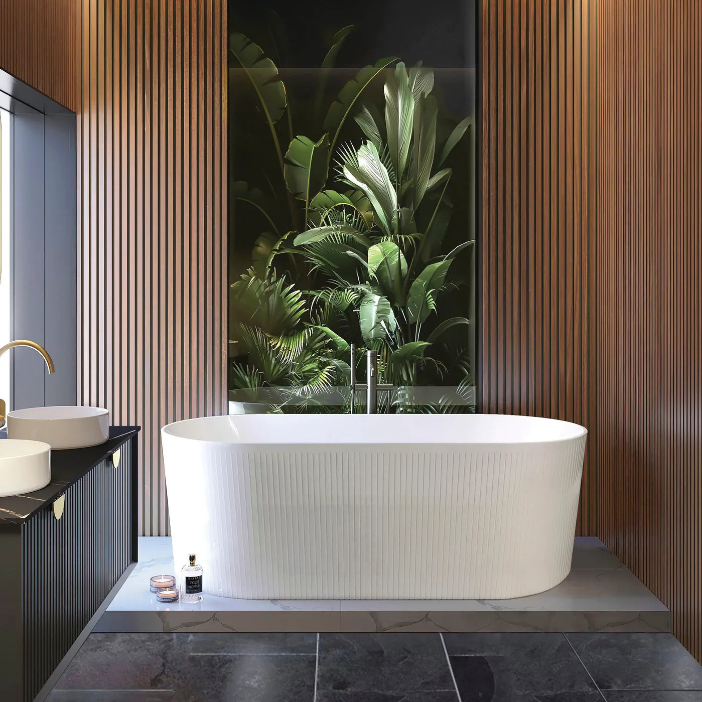 Noosa Freestanding Bath - 1500mm Gloss White - Otti | Tile Supplier Sydney