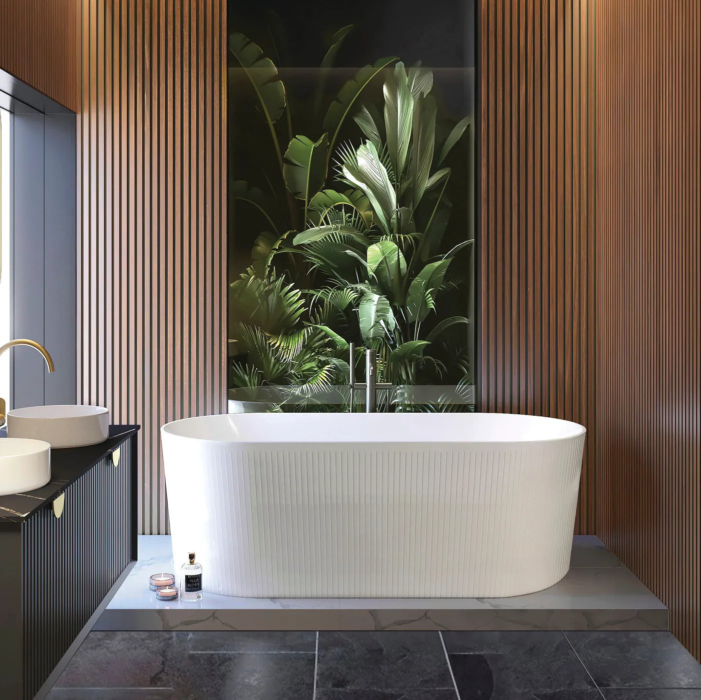 Noosa Freestanding Bath - 1500mm Gloss White - Otti | Tile Supplier Sydney
