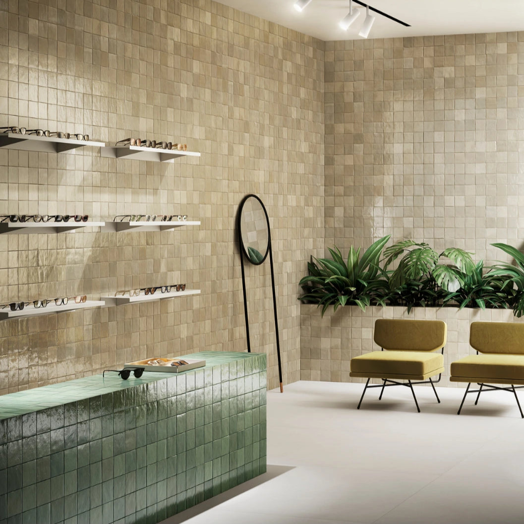 Zellige Lana Gloss Square Tile - Tilewave | Tile Supplier Sydney