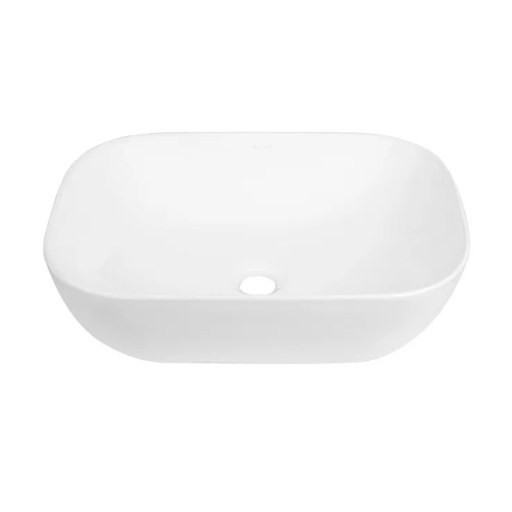 Artis O'96 Above Counter Oval Basin | Matte White - Otti | Tile Supplier Sydney