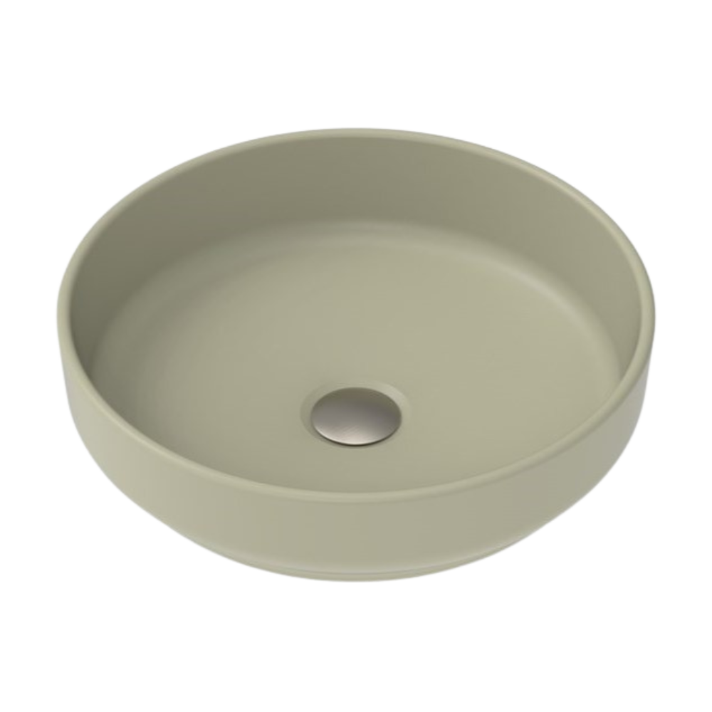 Monroe Above Counter Basin | Matte Olive - ADP | Tile Supplier Sydney