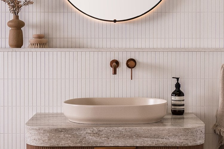 Marilyn Above Counter Basin | Matte Ivory - ADP | Tile Supplier Sydney