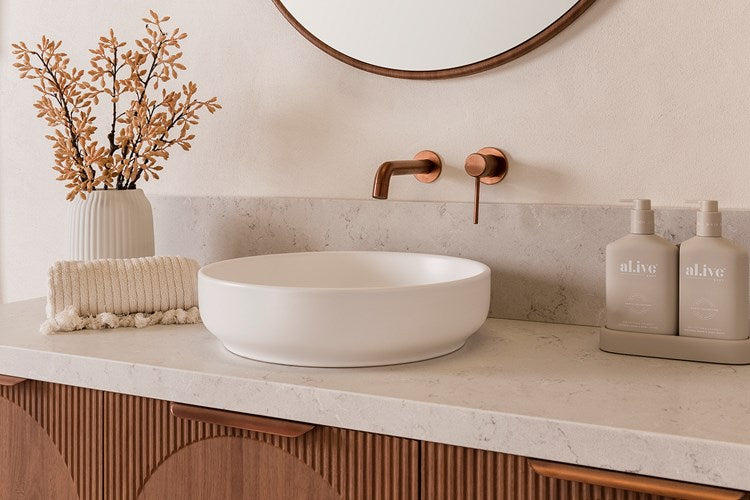 Monroe Above Counter Basin | Gloss White - ADP | Tile Supplier Sydney