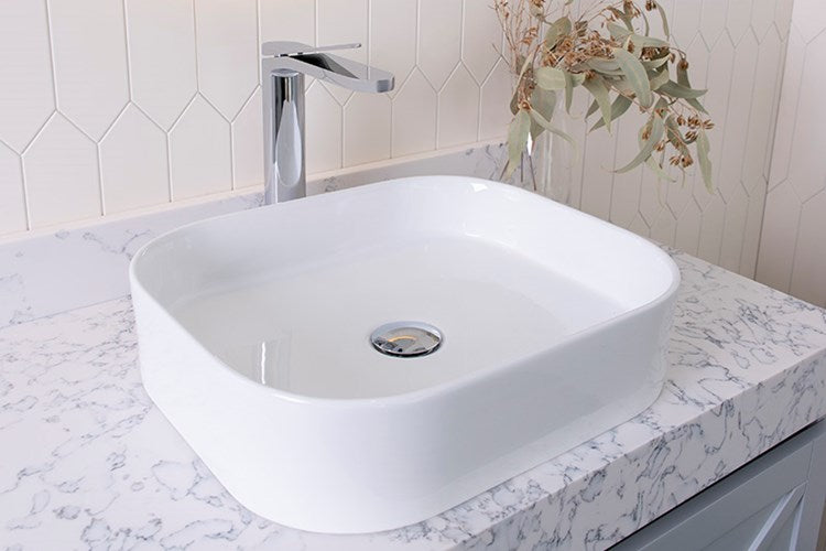 Louie Above Counter Basin | Matte White - ADP | Tile Supplier Sydney