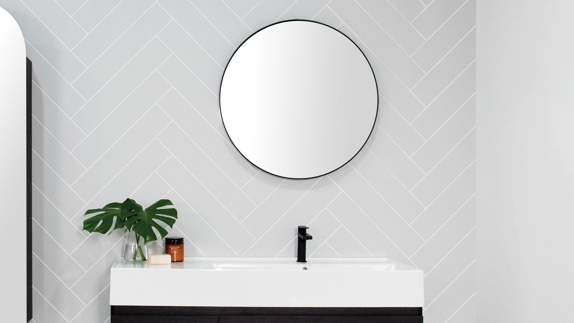 Alora Framed Mirror | Matte Black - ADP | Tile Supplier Sydney