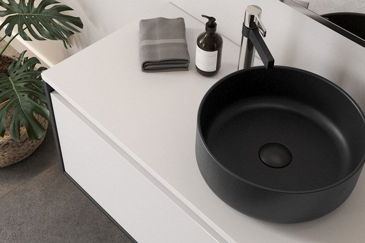 Margot Above Counter Basin | Matte Black - ADP | Tile Supplier Sydney