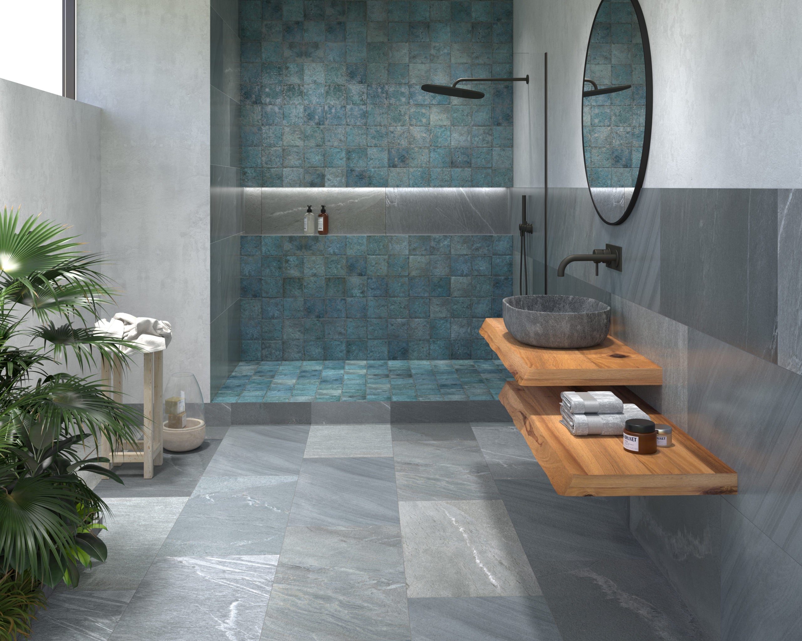 Tahiti Turquoise Anti-Slip - Tilewave | Tile Supplier Sydney
