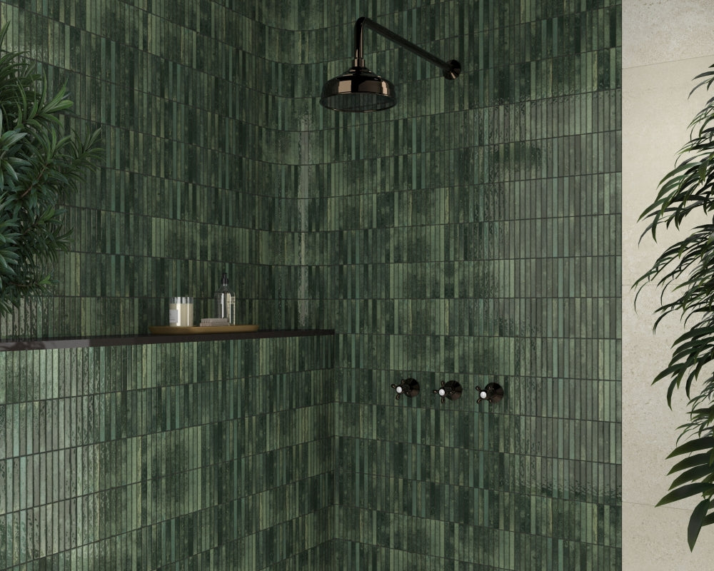 Kit-Kat Mosaic Grass Gloss - Tilewave | Tile Supplier Sydney