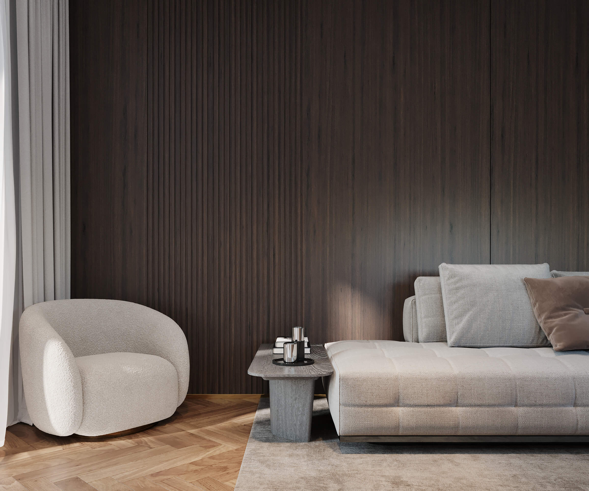 Dark Oak | Flat Wall Panel - Tilewave | Tile Supplier Sydney