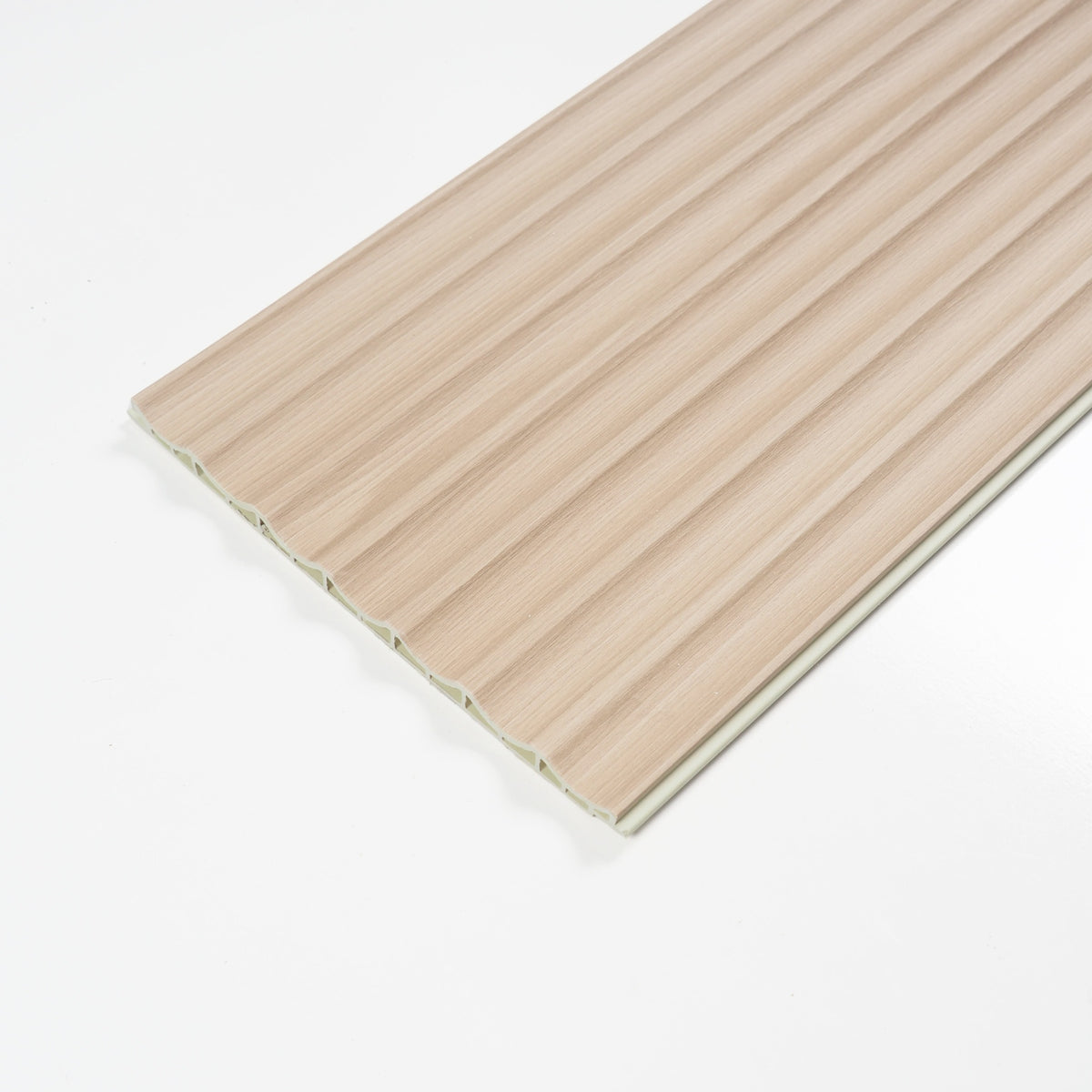Scallop Panel Decorative Wall Panel Scallop - Cherry Wood – Tilewave