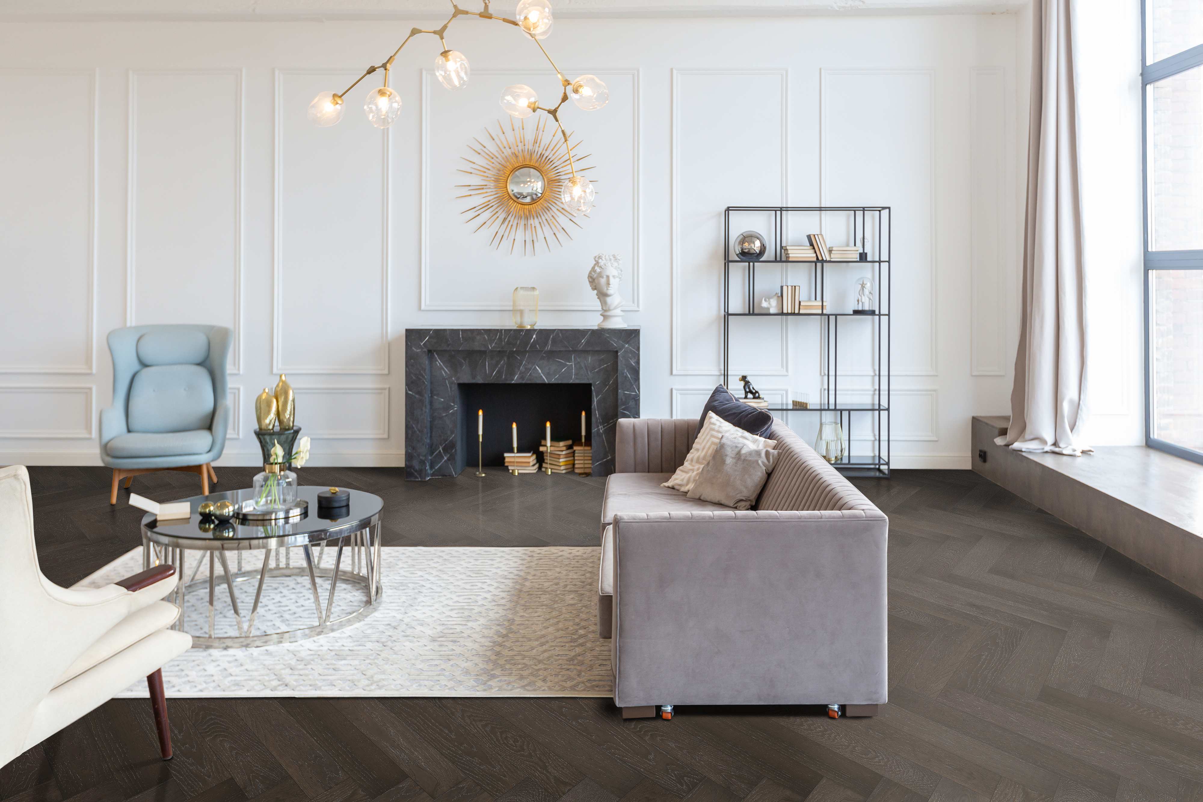 Castel Nuovo Herringbone Collection | Rome Grey - Topdeck | Tile Supplier Sydney