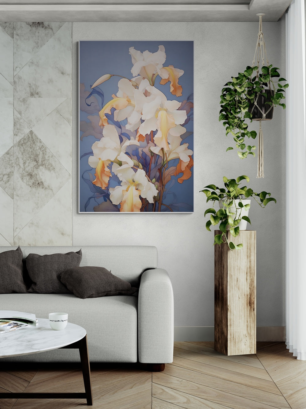 Floral Painting - Tilewave | Tile Supplier Sydney