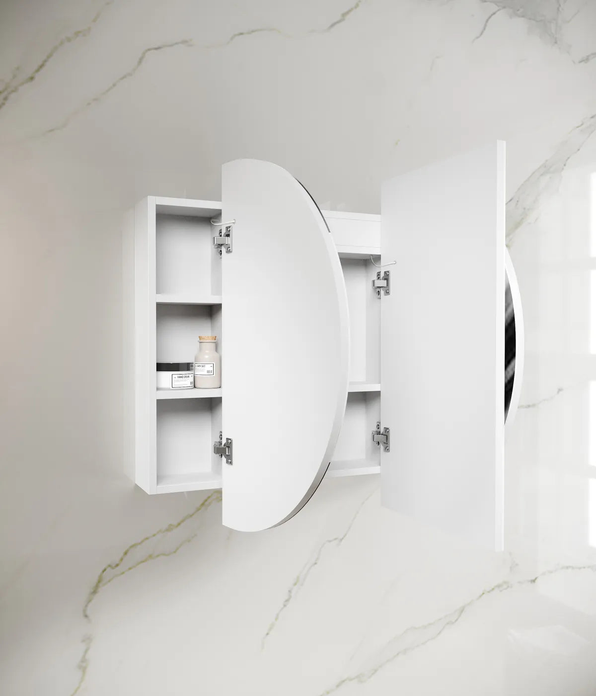 Bondi LED Shaving Cabinet | White - Otti | Tile Supplier Sydney