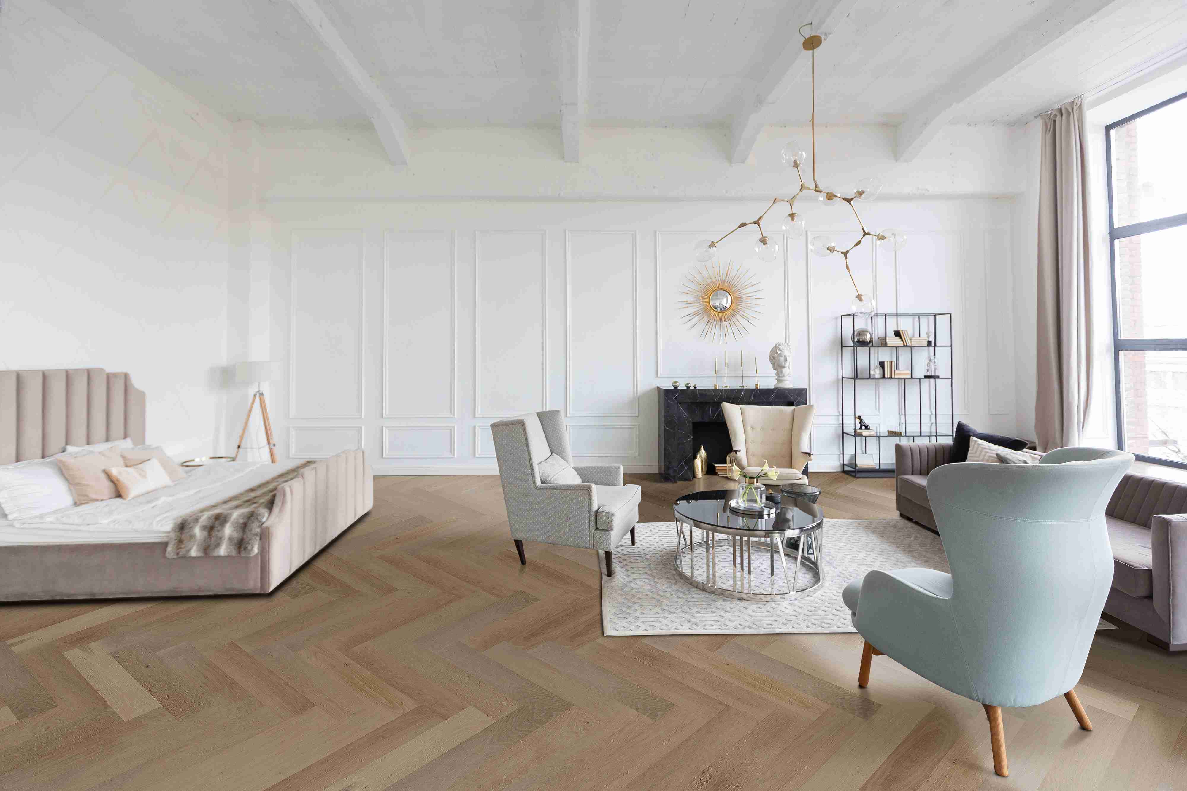 Castel Nuovo Herringbone Collection | Monica Grey - Topdeck | Tile Supplier Sydney
