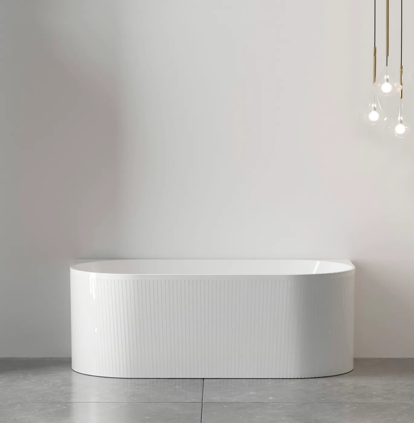 Noosa BTW Multifit Bath - 1700mm Gloss White - Otti | Tile Supplier Sydney