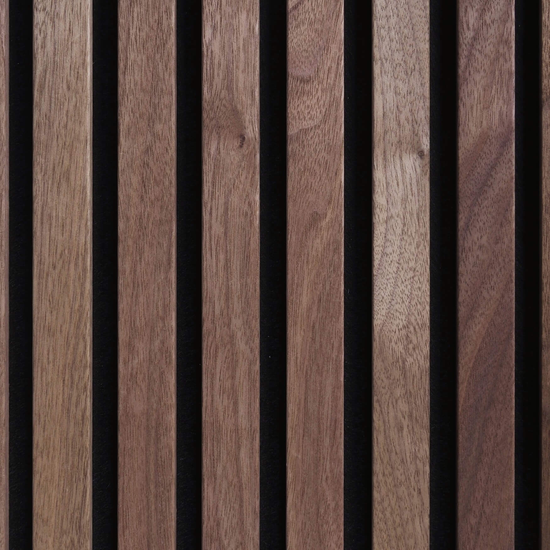 Slatted panels engineered for both acoustic performance and aesthetics