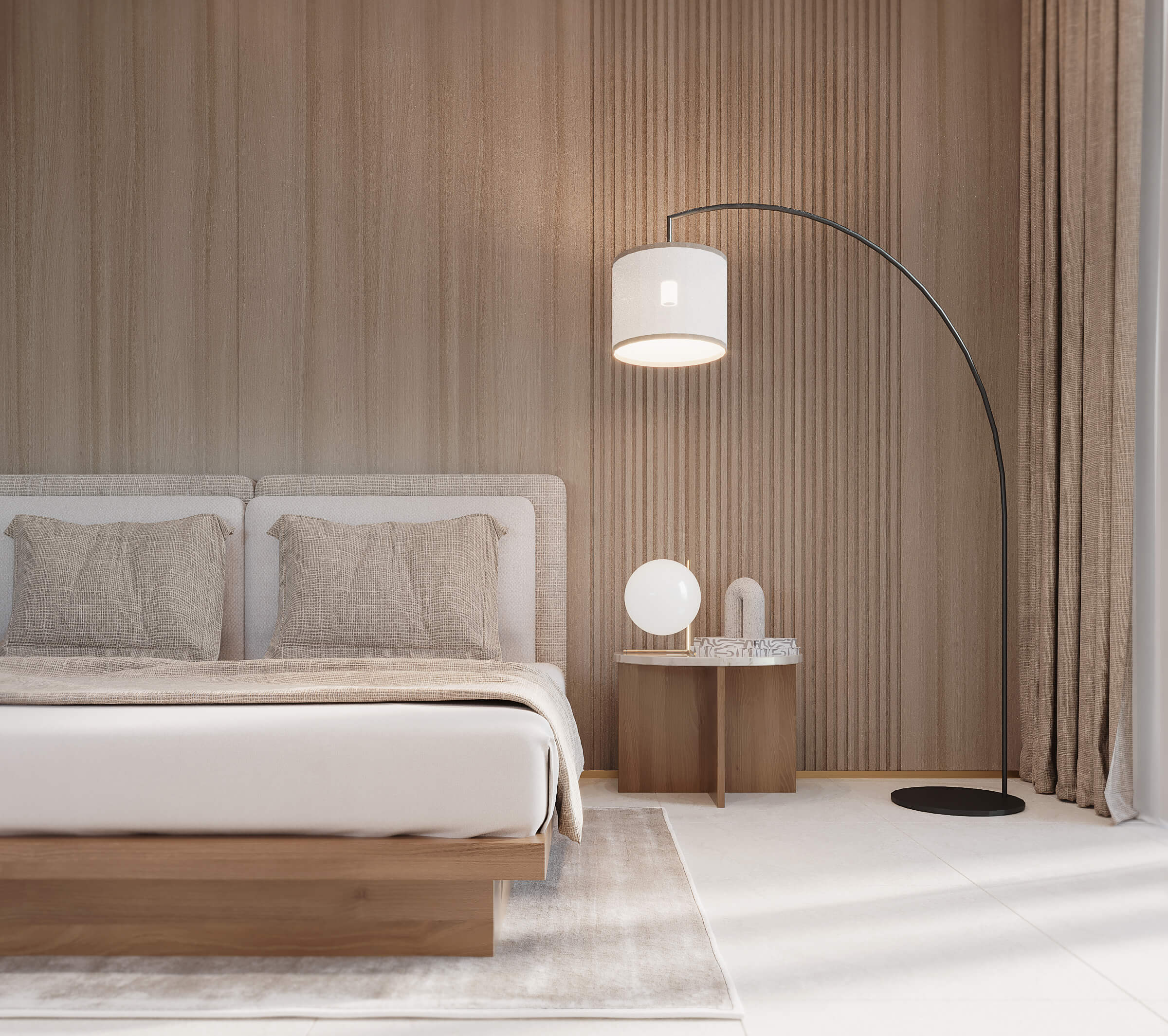 Shelby Walnut | Batten Wall Panel - Tilewave | Tile Supplier Sydney