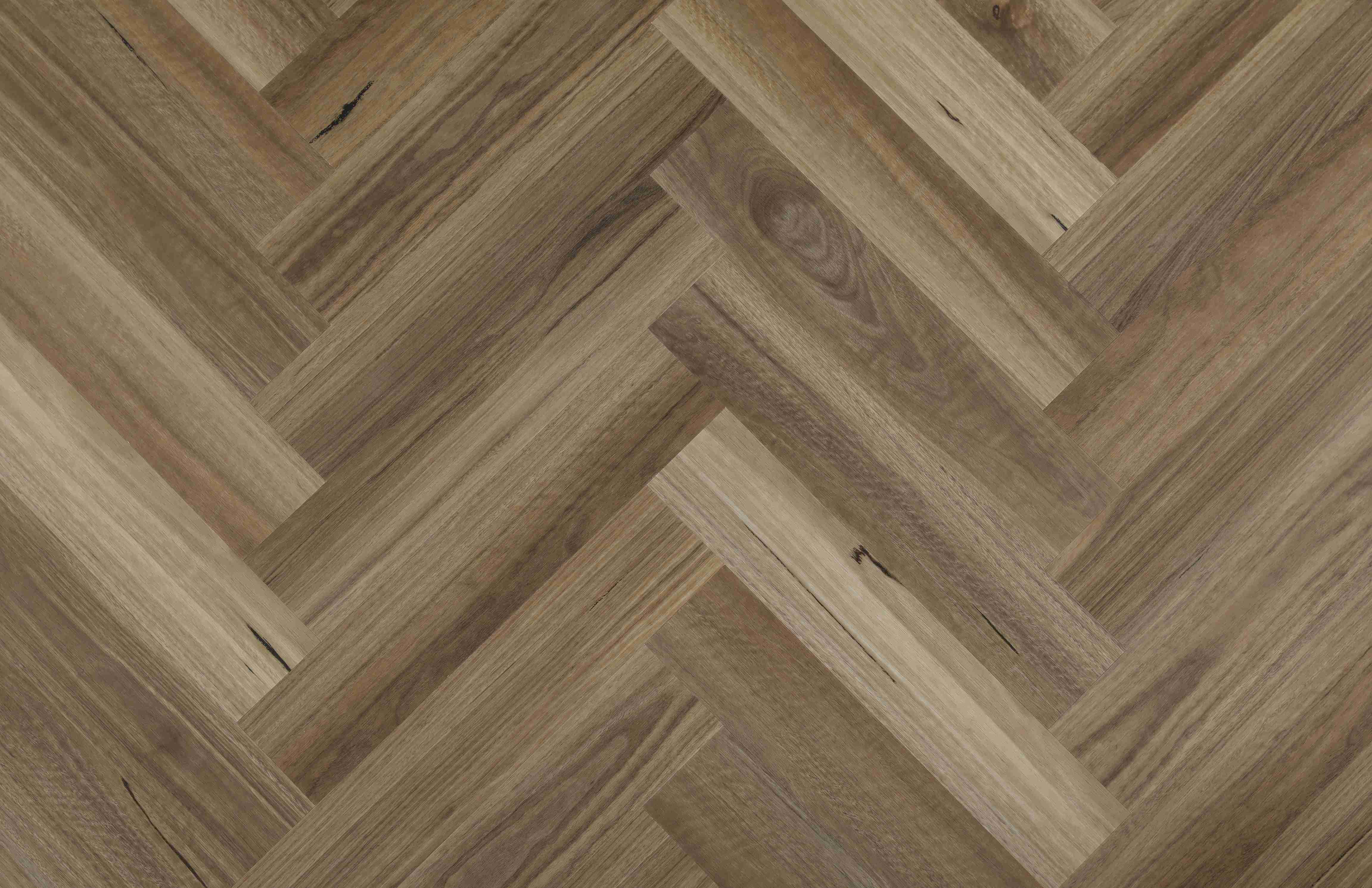 Belle Vie Herringbone Hybrid Planks | Spotted Gum - Topdeck | Tile Supplier Sydney