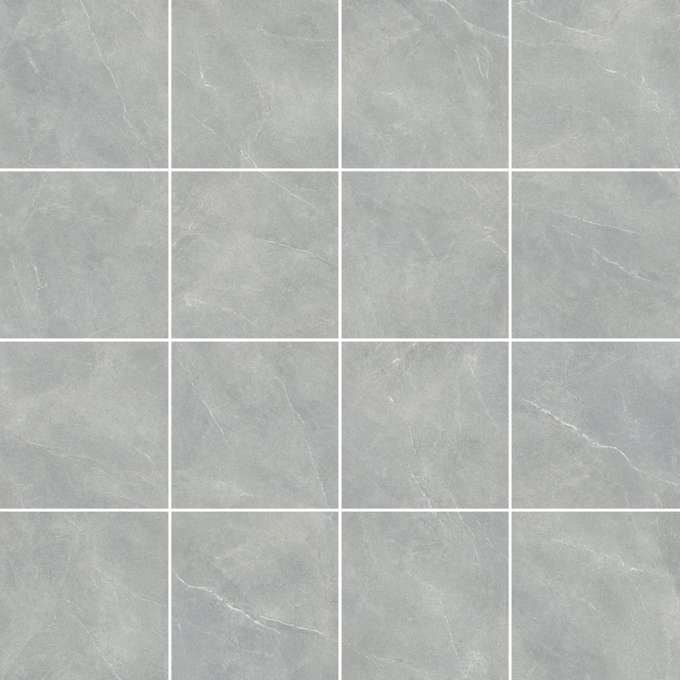 Lavista grey stone-look porcelain tile for a modern industrial style