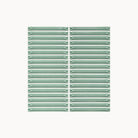 Ukibori Glazed Mosaic Tile 15x145mm Mint Gloss - Tilewave | Tile Supplier Sydney