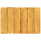 Six rectangular textured tiles in a warm golden yellow color with subtle brown speckling and distressed edges, arranged side-by-side on a white background.